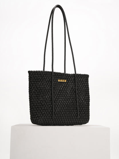 Black Wire Laptop Tote