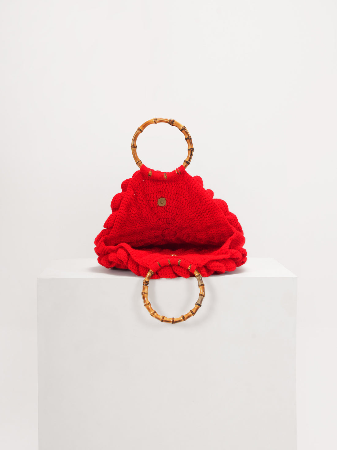 Boho Bloom Crochet Bag | variant: Red