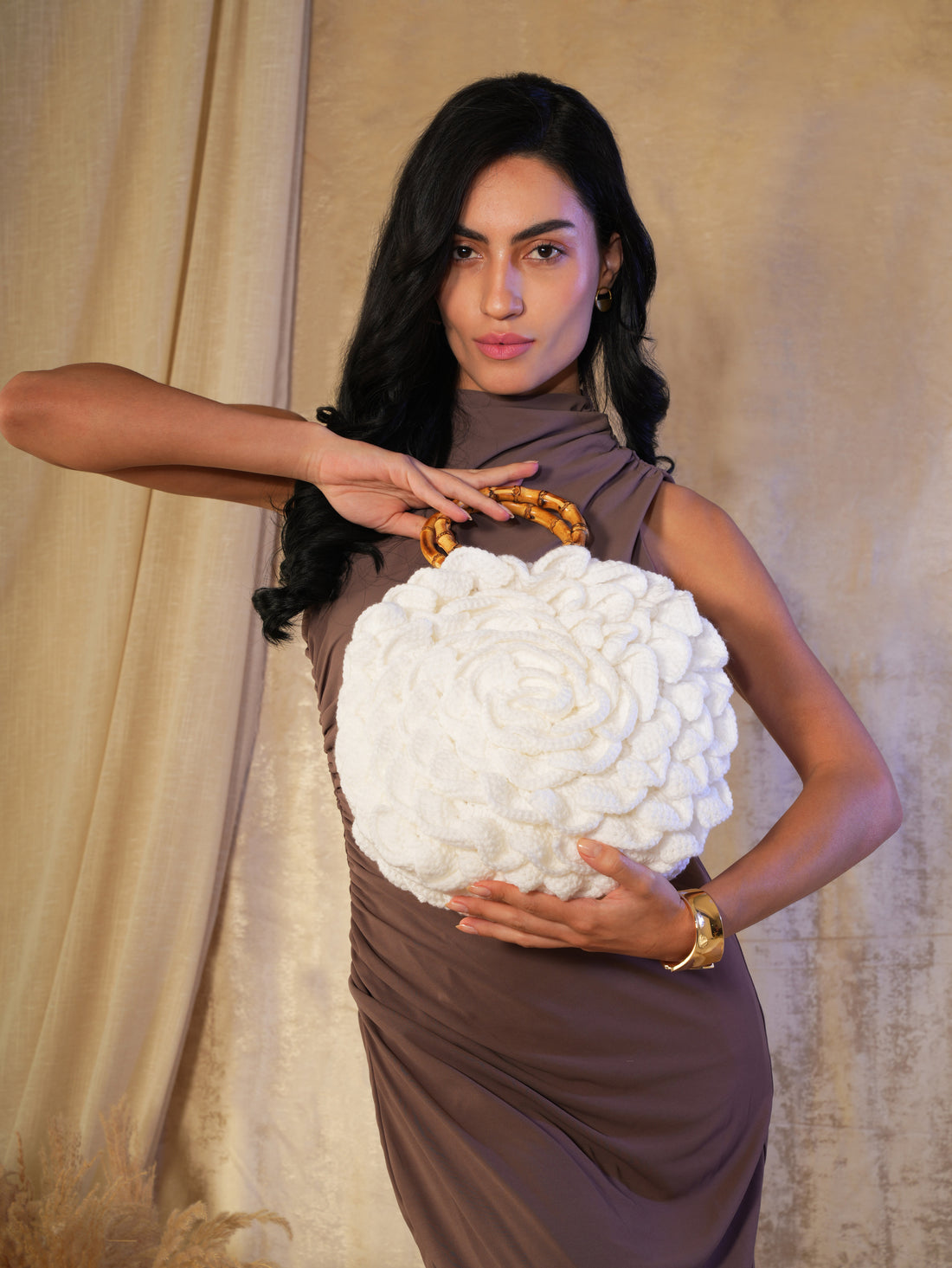 Boho Bloom Crochet Bag | variant: White