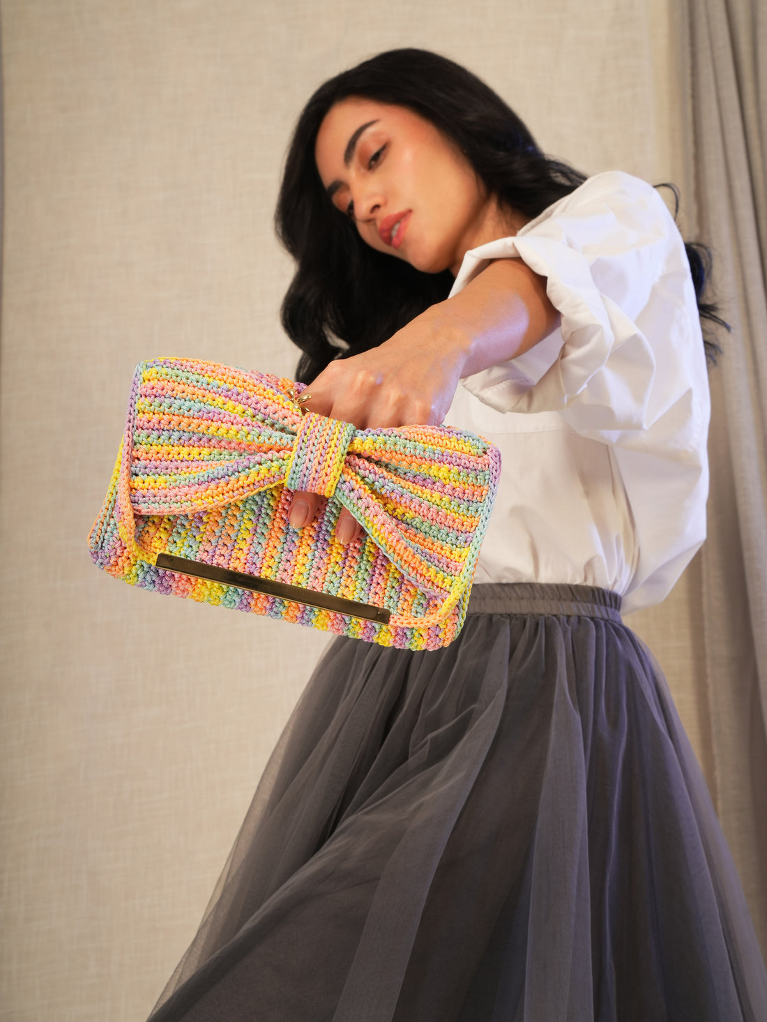 Bow Clutch | variant: Multicolor