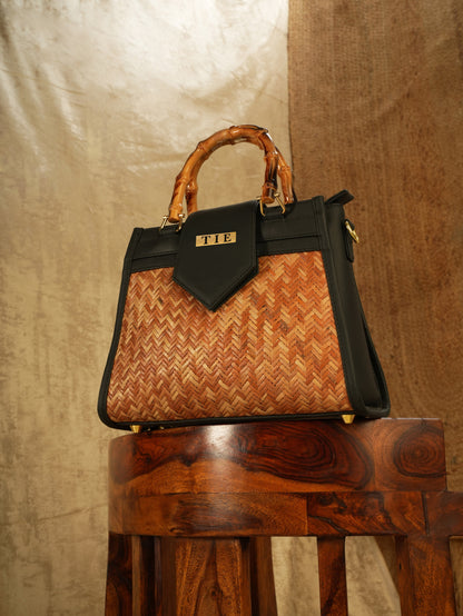 Cleo Cane Satchel Bag