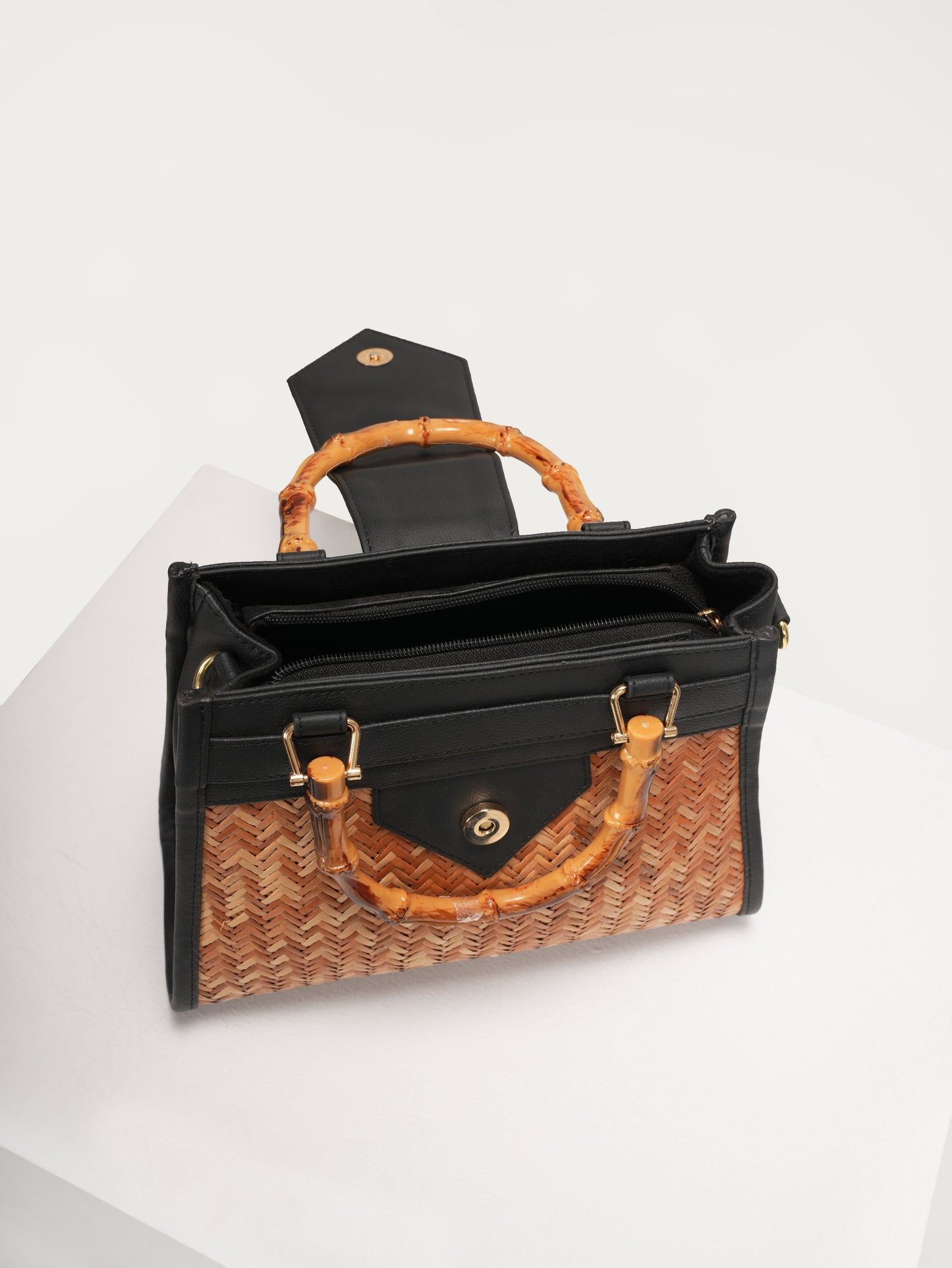 Cleo Cane Satchel Bag