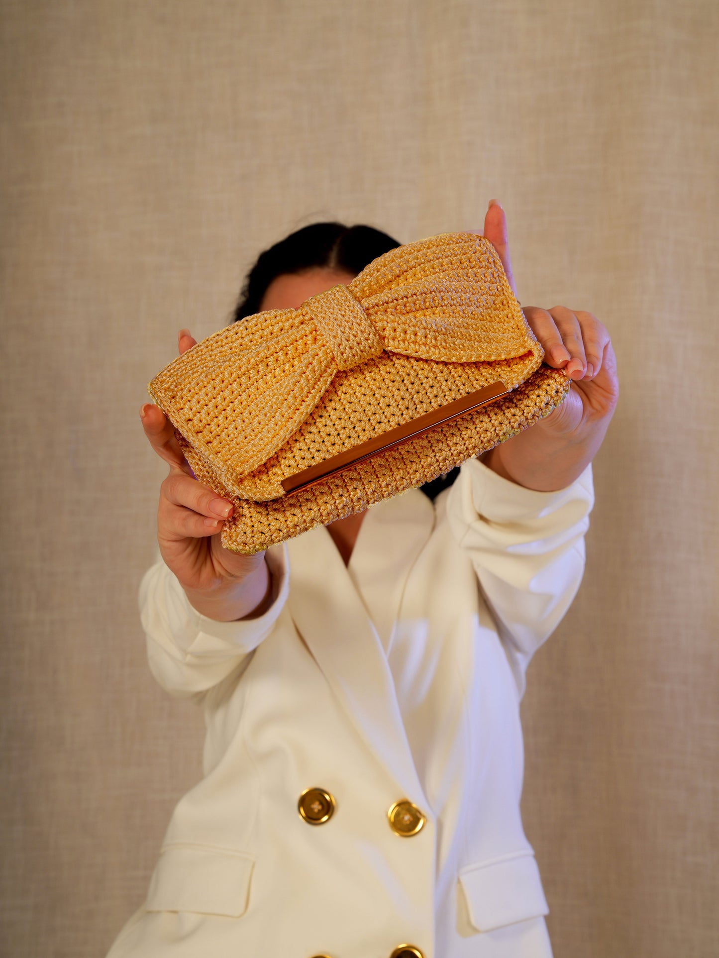 Gold Bow Clutch