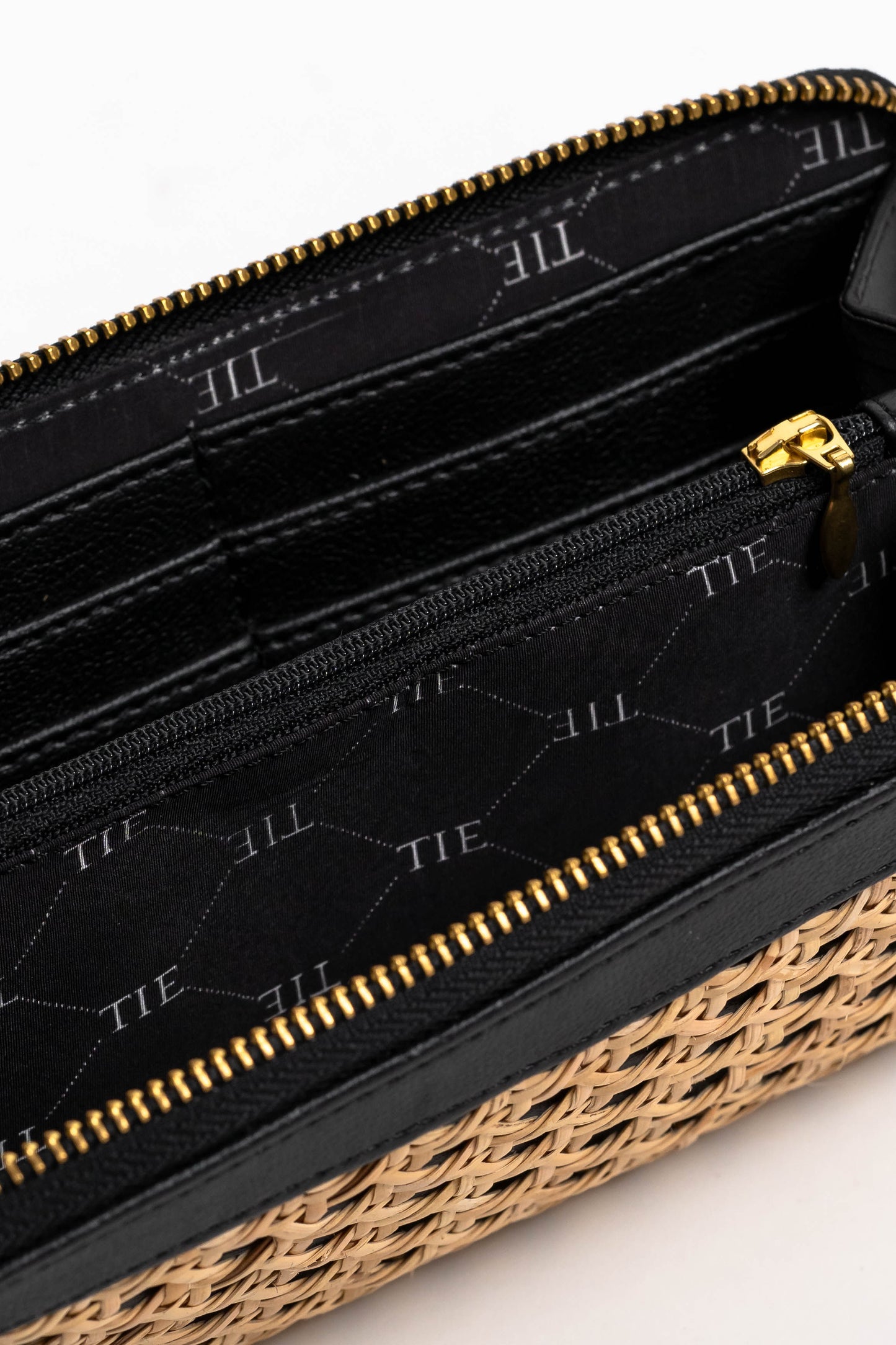 Twyla Black Cane Clutch