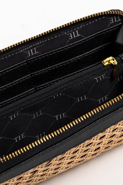 Twyla Black Cane Clutch