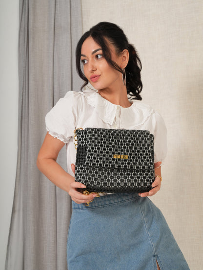 Juno Black & Grey Wire Sling