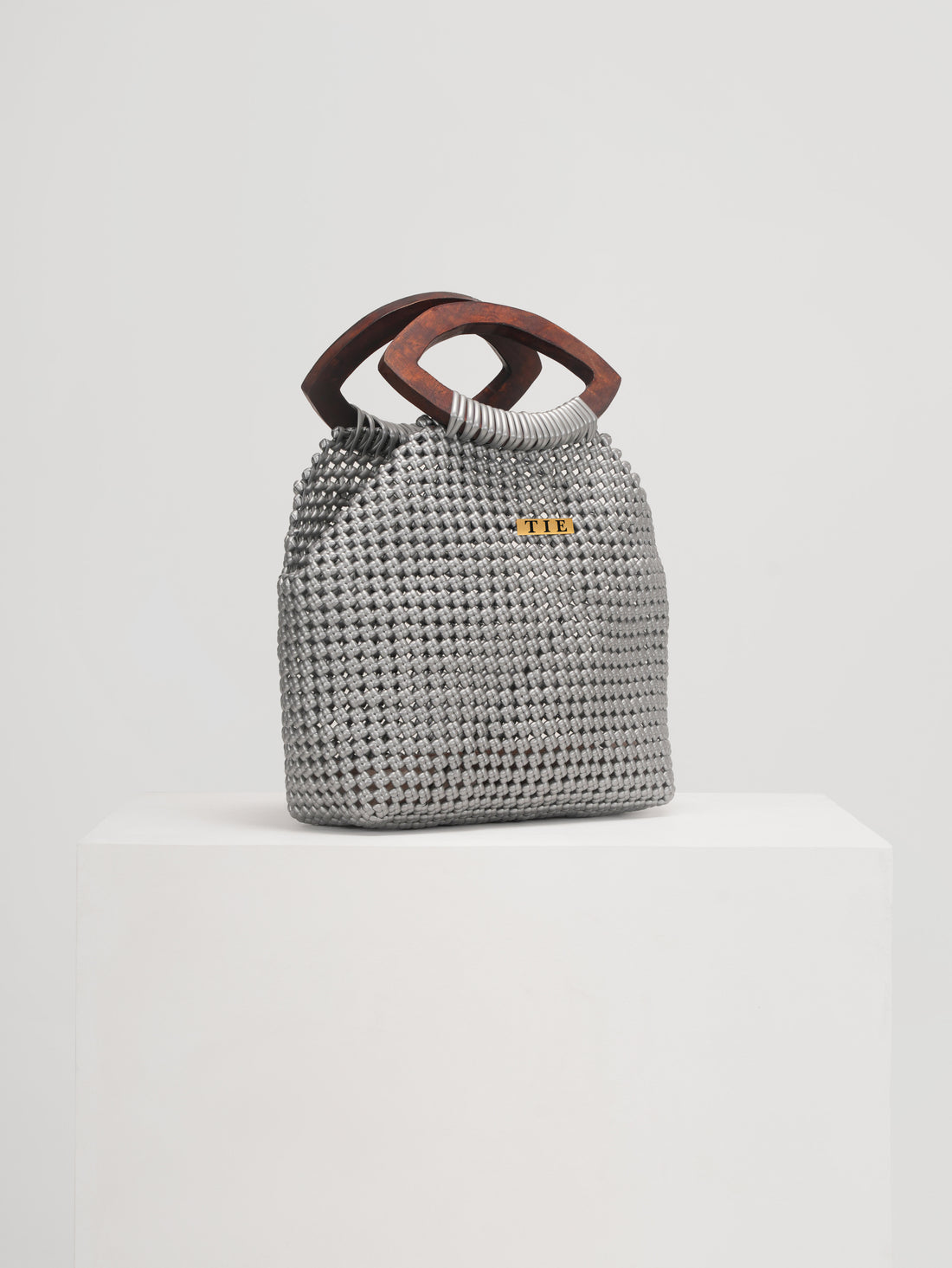 Minimesh Silver Wire Bag | variant: Silver