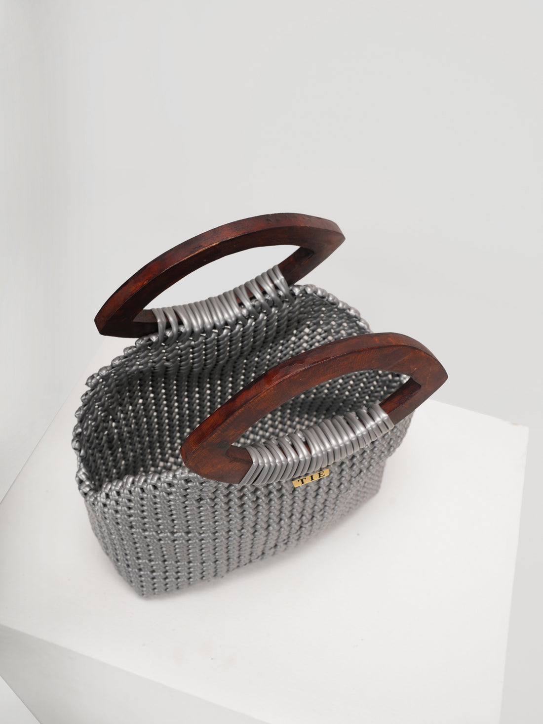 Minimesh Silver Wire Bag | variant: Silver