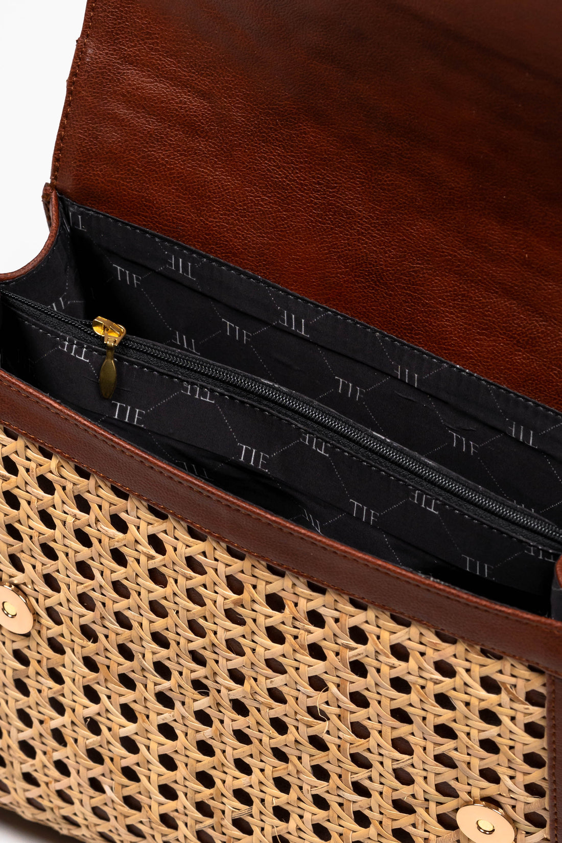 Nora Rattan Satchel Bag