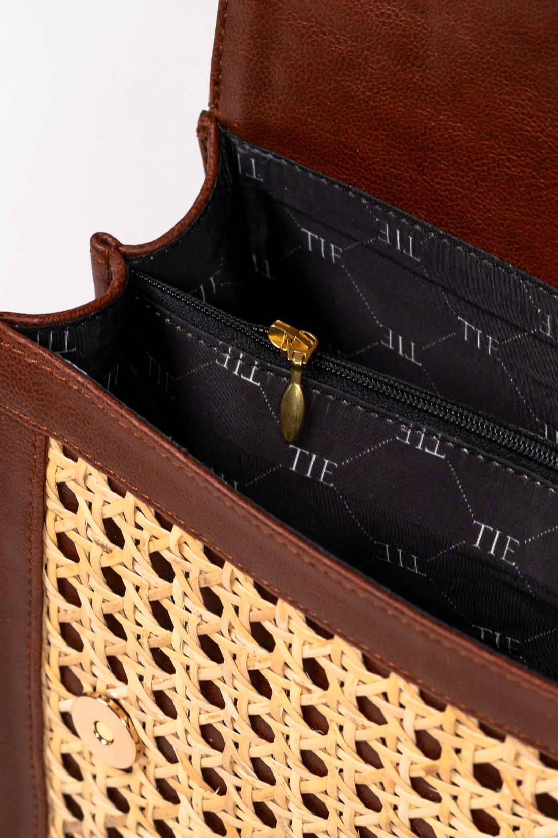 Nora Rattan Satchel Bag