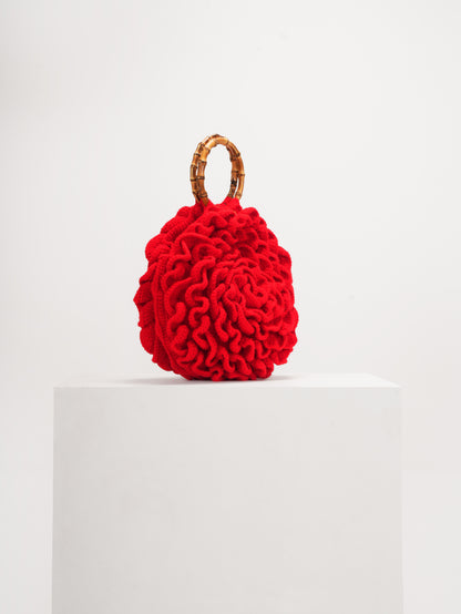 Red Crochet Bag