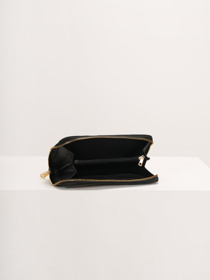 Twyla Black Cane Clutch