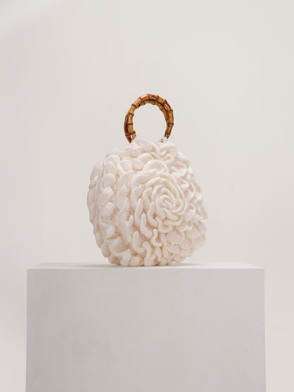 White Crochet Bag